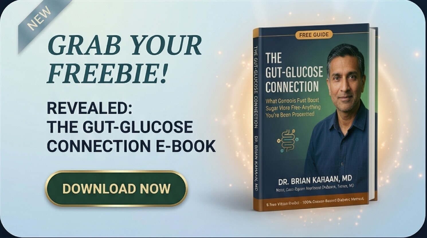Grab Your Freebie - The Gut-Glucose Connection Ebook