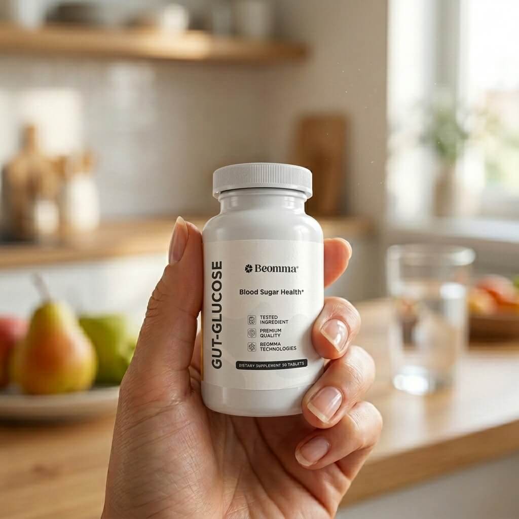 GutGlucose supplement bottles