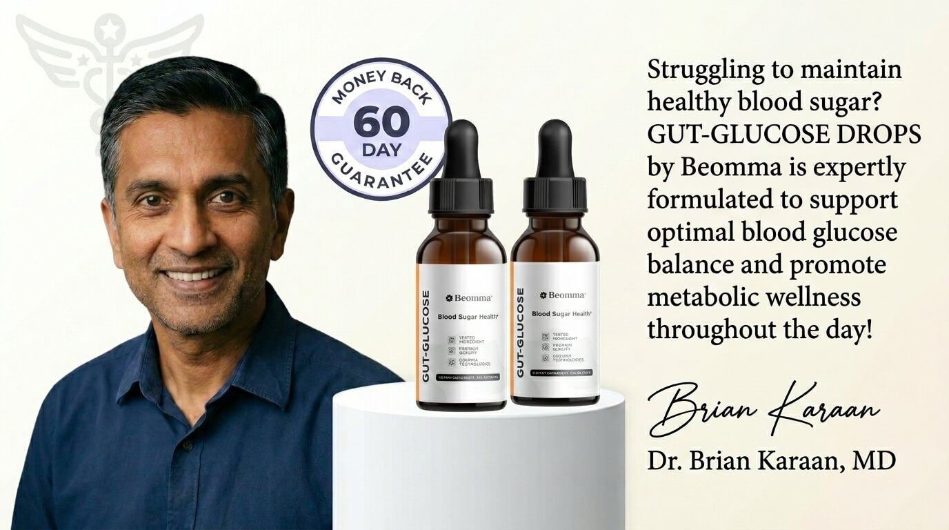 Doctor banner - GutGlucose Drops sublingual blood sugar support