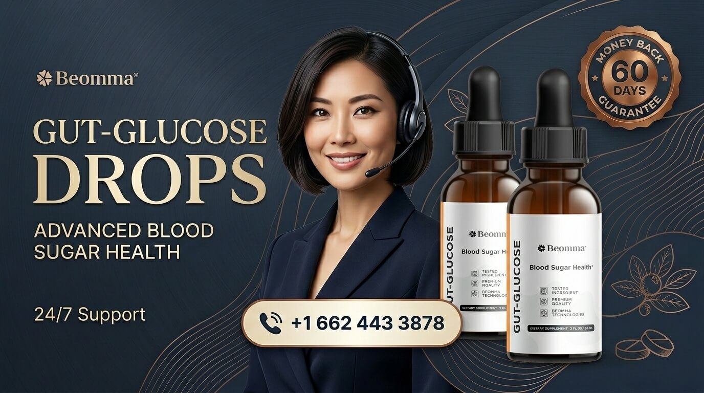 GutGlucose Drops 24/7 Support with 60 Day Money Back Guarantee