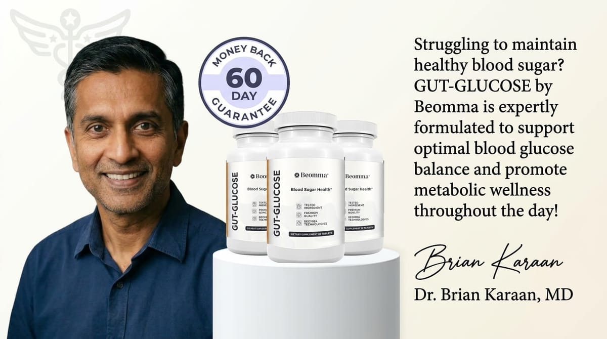 Doctor banner - GutGlucose blood sugar support supplement